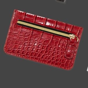 B-Low the Belt croc card case